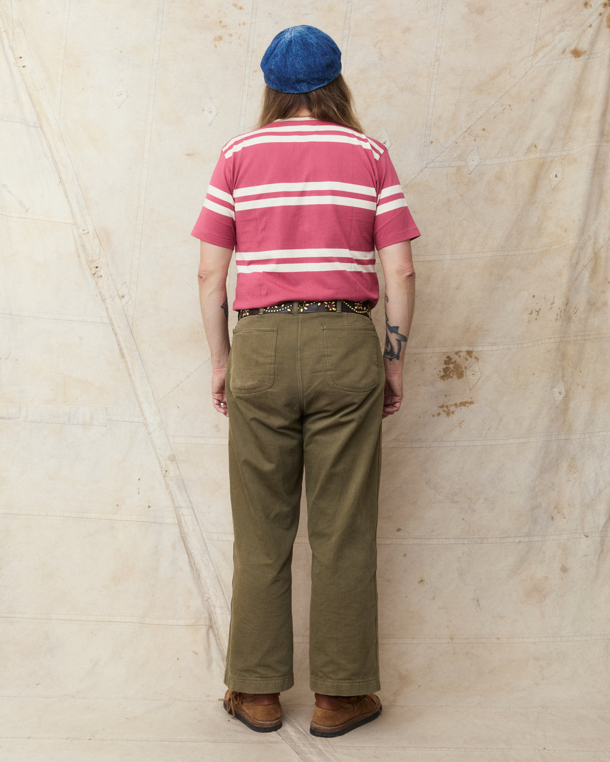 Warehouse & Co. Lot 4113 Short Sleeved Stripe T-shirt Salomon