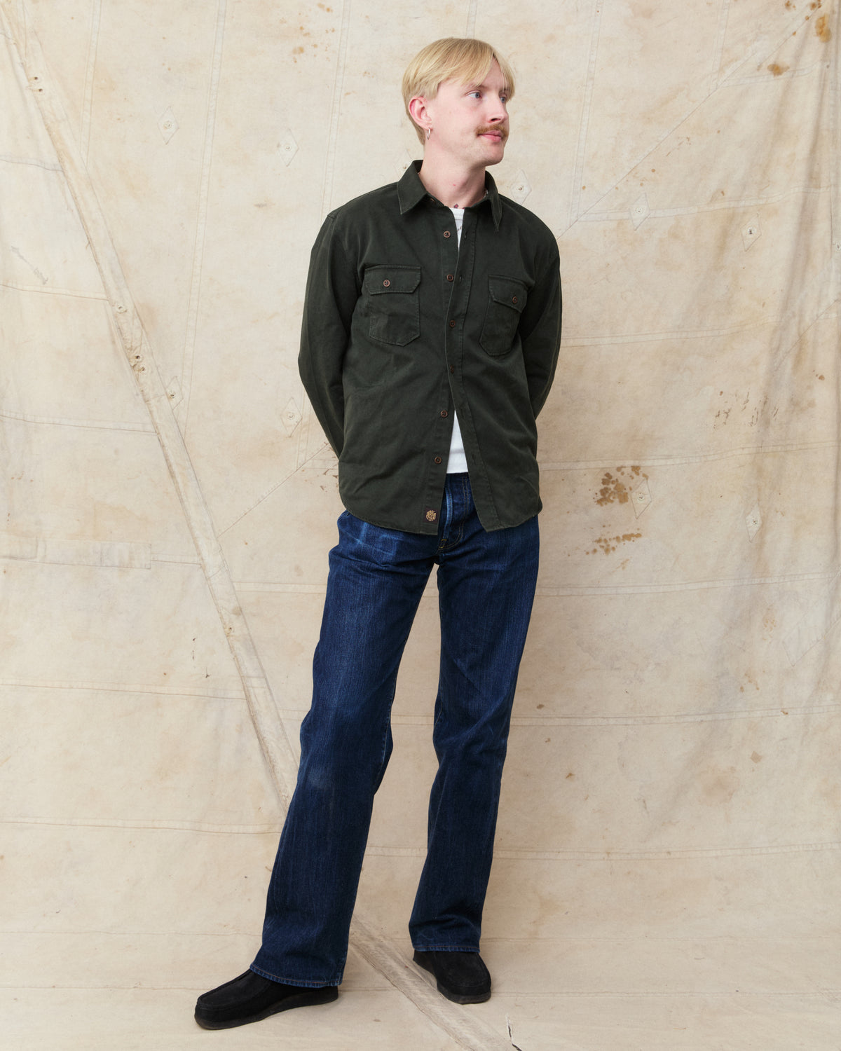 Indigofera Alamo Shirt Greek Pitch
