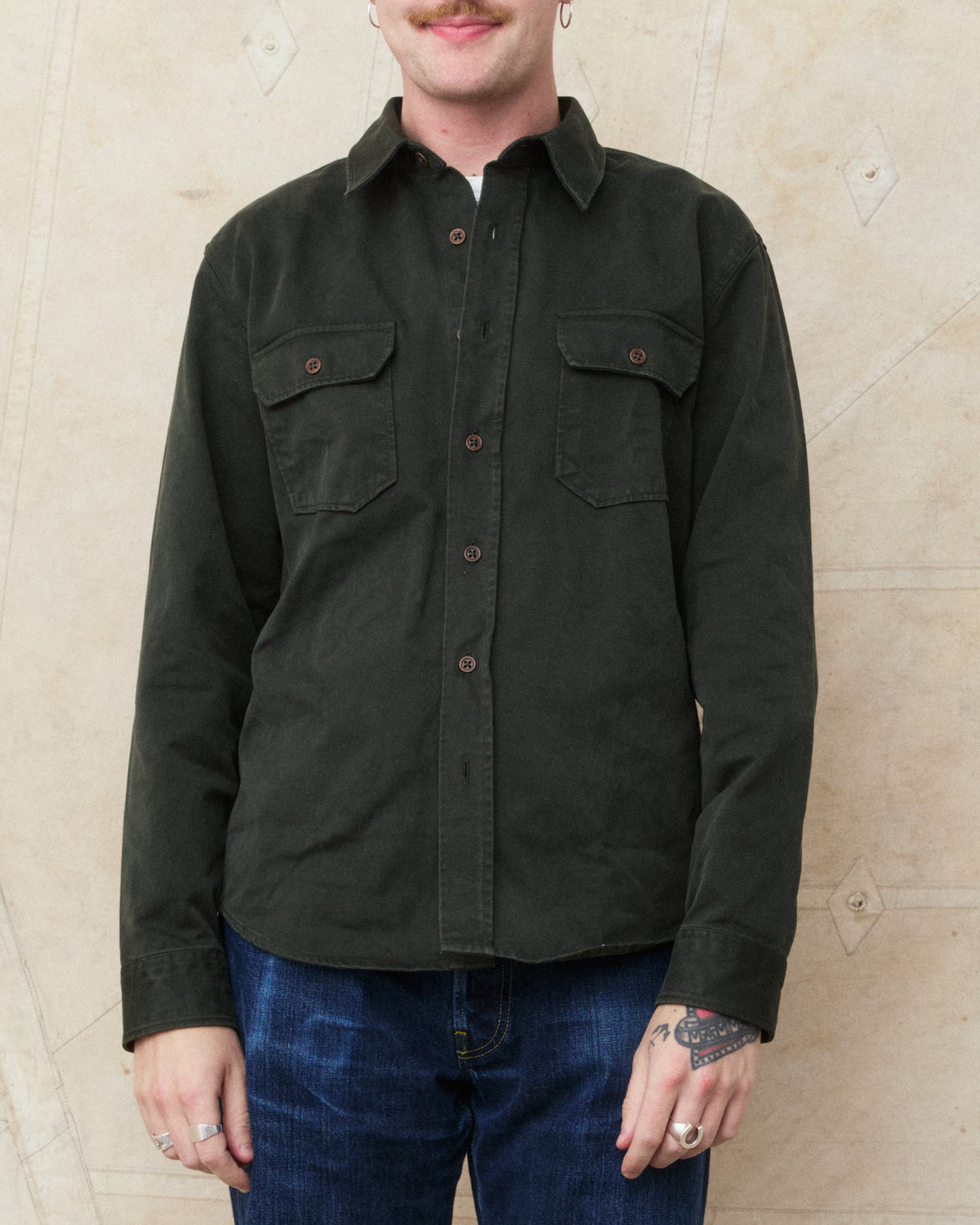 Indigofera Alamo Shirt Greek Pitch