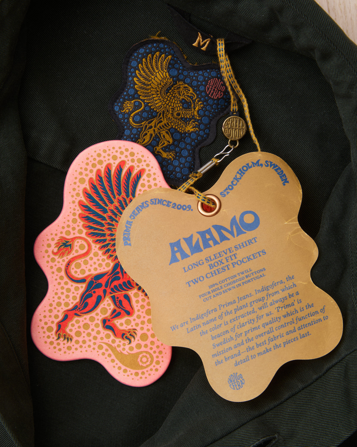 Indigofera Alamo Shirt Greek Pitch