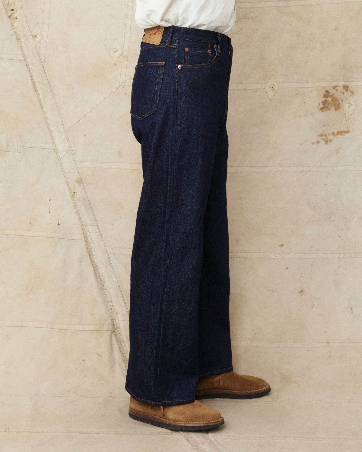OrSlow 01-2021W-81K 202 Shoe Cut Wide Flare Denim