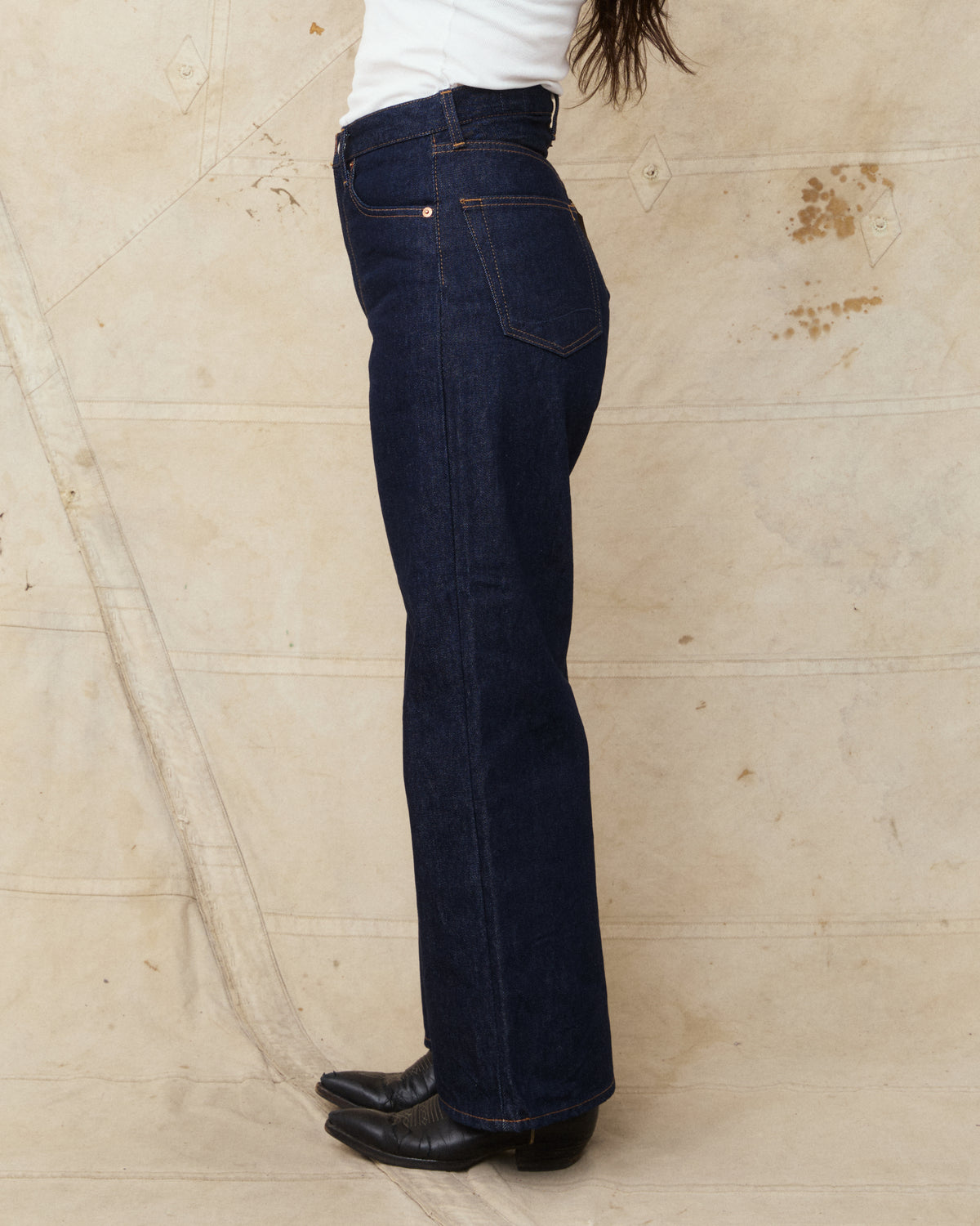 OrSlow 01-2021W-81K 202 Shoe Cut Wide Flare Denim