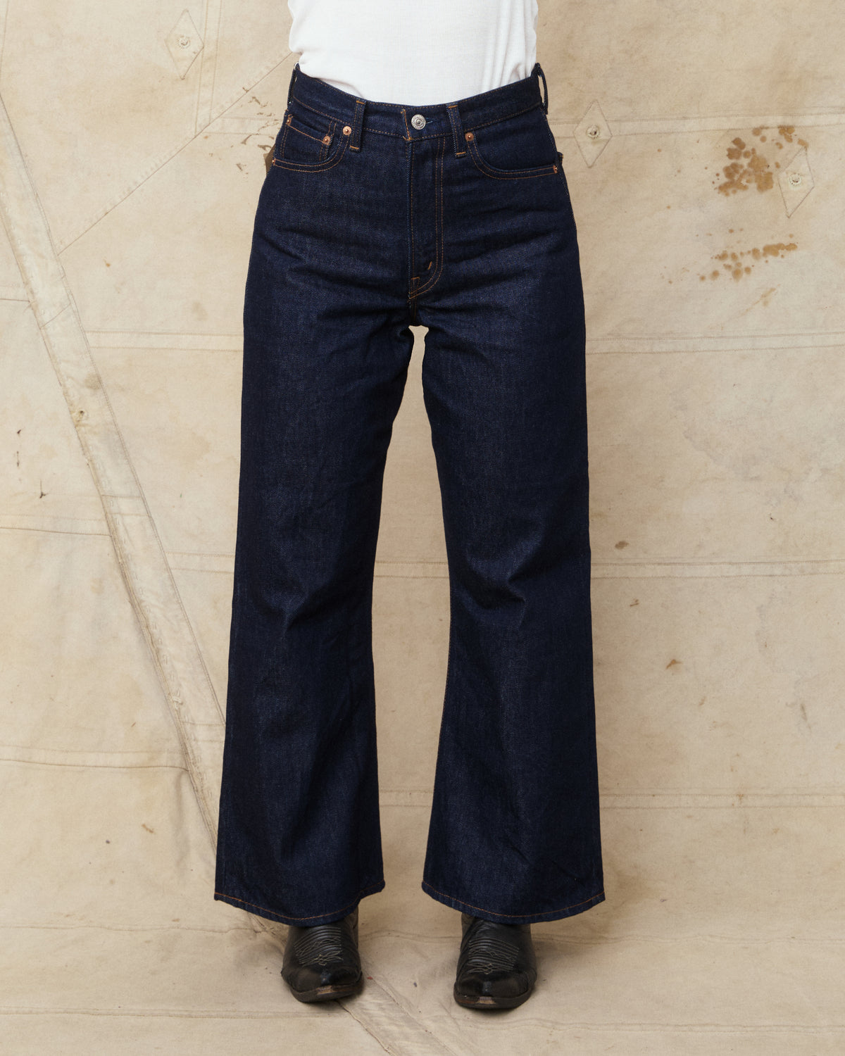 OrSlow 01-2021W-81K 202 Shoe Cut Wide Flare Denim