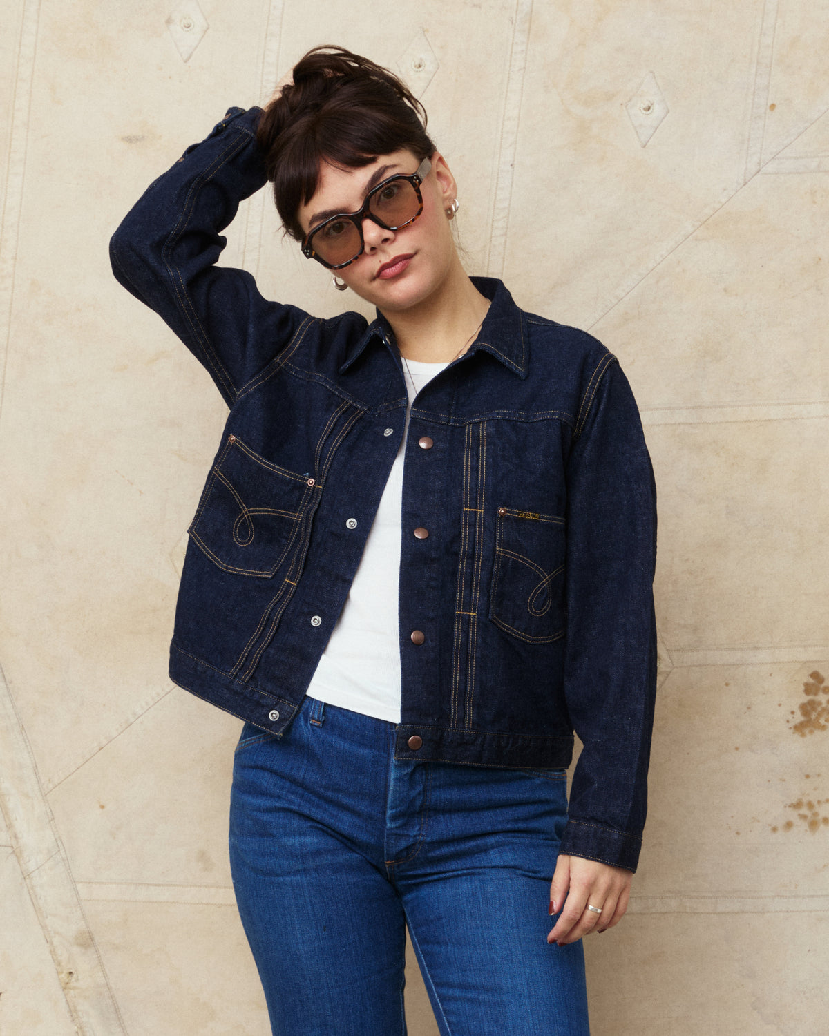 OrSlow 00-6050-81 Womens Rodeo Denim Jacket One Wash