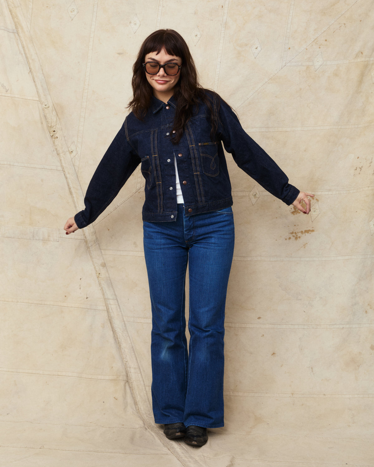 OrSlow 00-6050-81 Womens Rodeo Denim Jacket One Wash