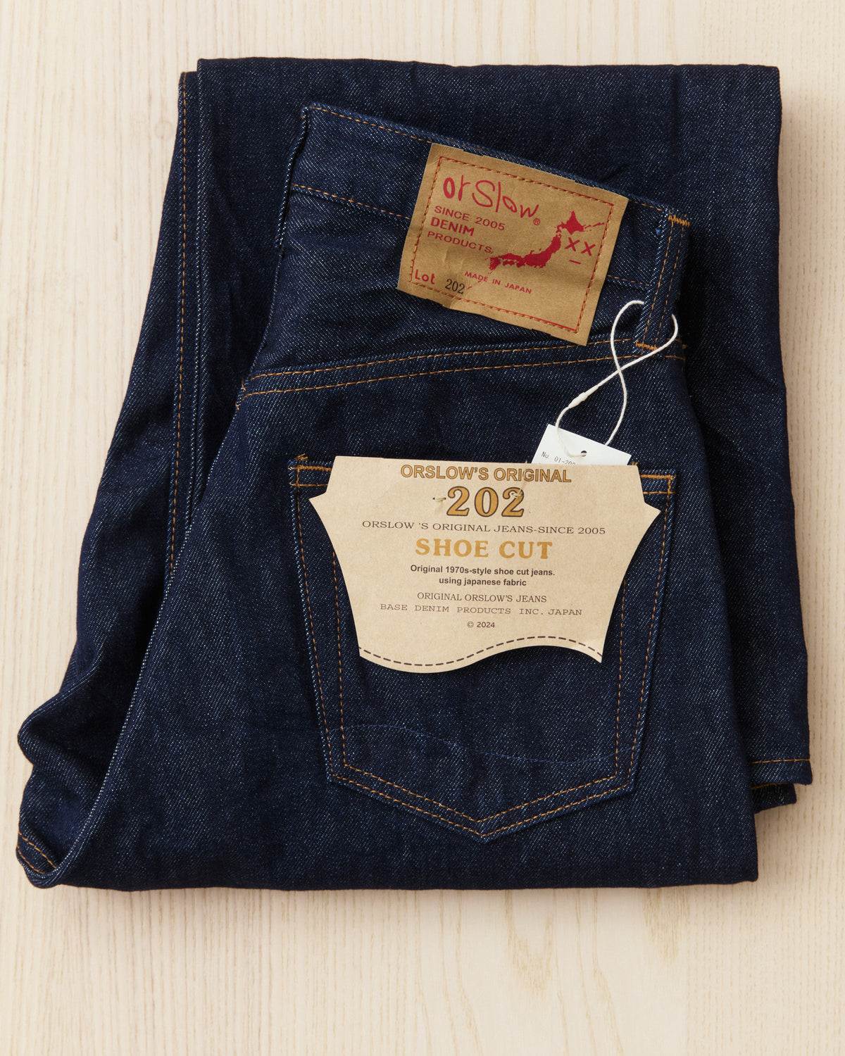 OrSlow 01-2021W-81K 202 Shoe Cut Wide Flare Denim