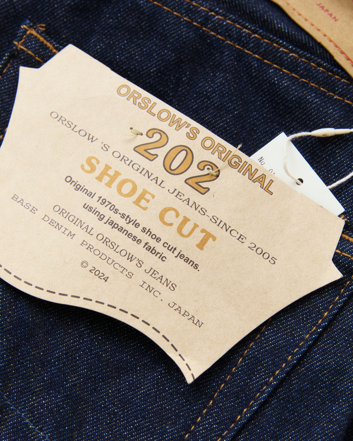 OrSlow 01-2021W-81K 202 Shoe Cut Wide Flare Denim