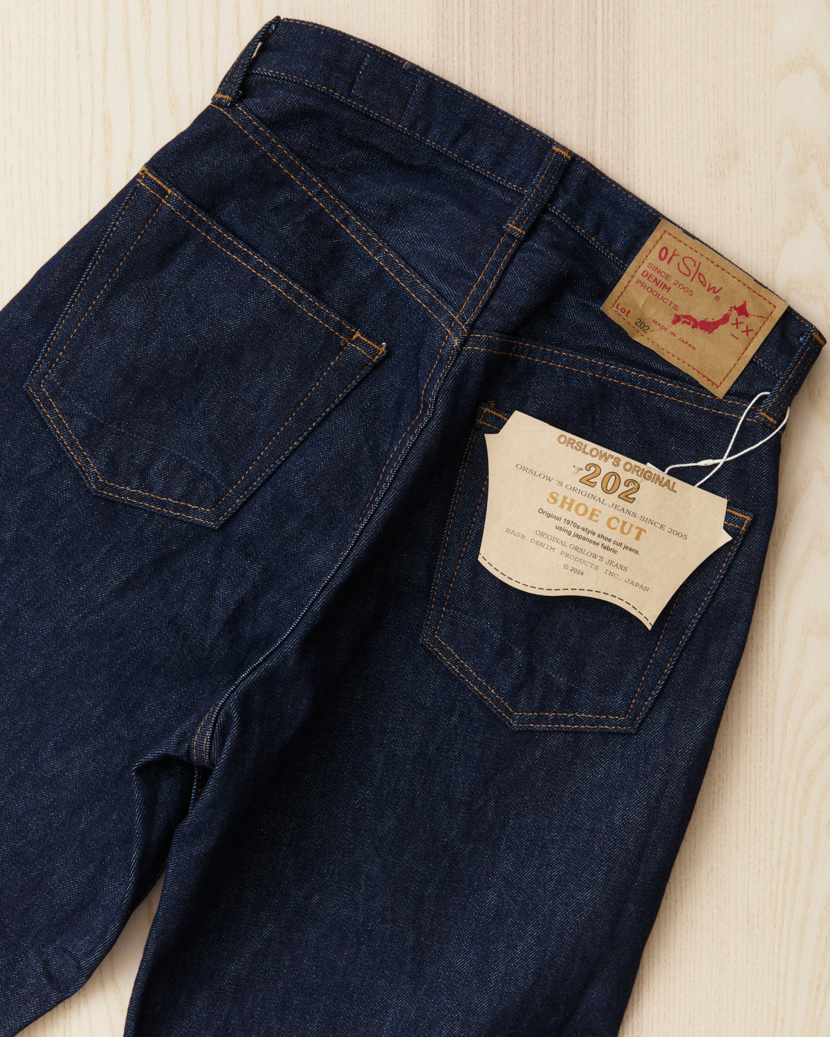 OrSlow 01-2021W-81K 202 Shoe Cut Wide Flare Denim