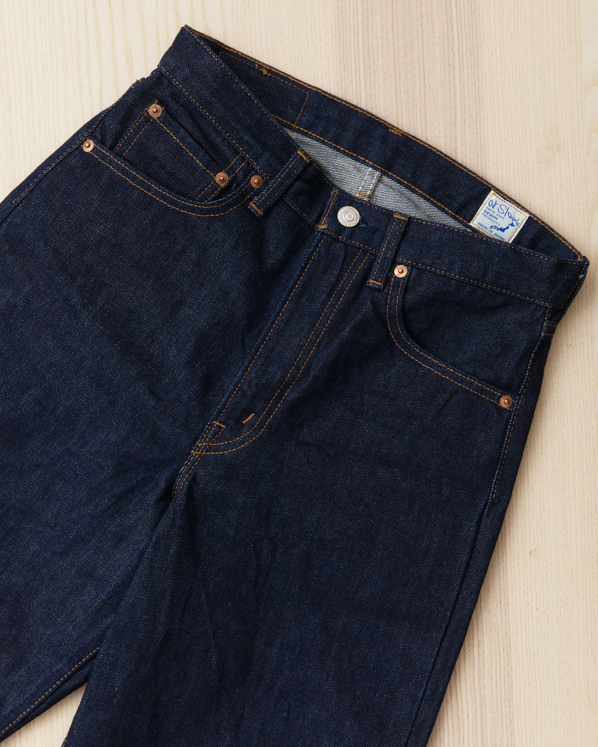 OrSlow 01-2021W-81K 202 Shoe Cut Wide Flare Denim