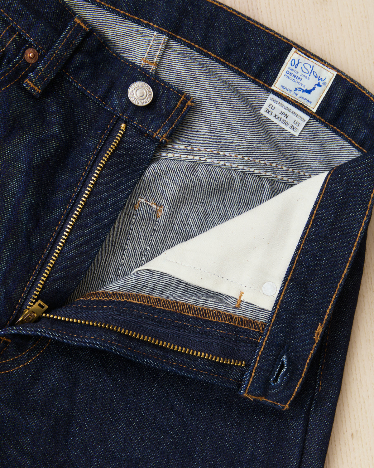 OrSlow 01-2021W-81K 202 Shoe Cut Wide Flare Denim