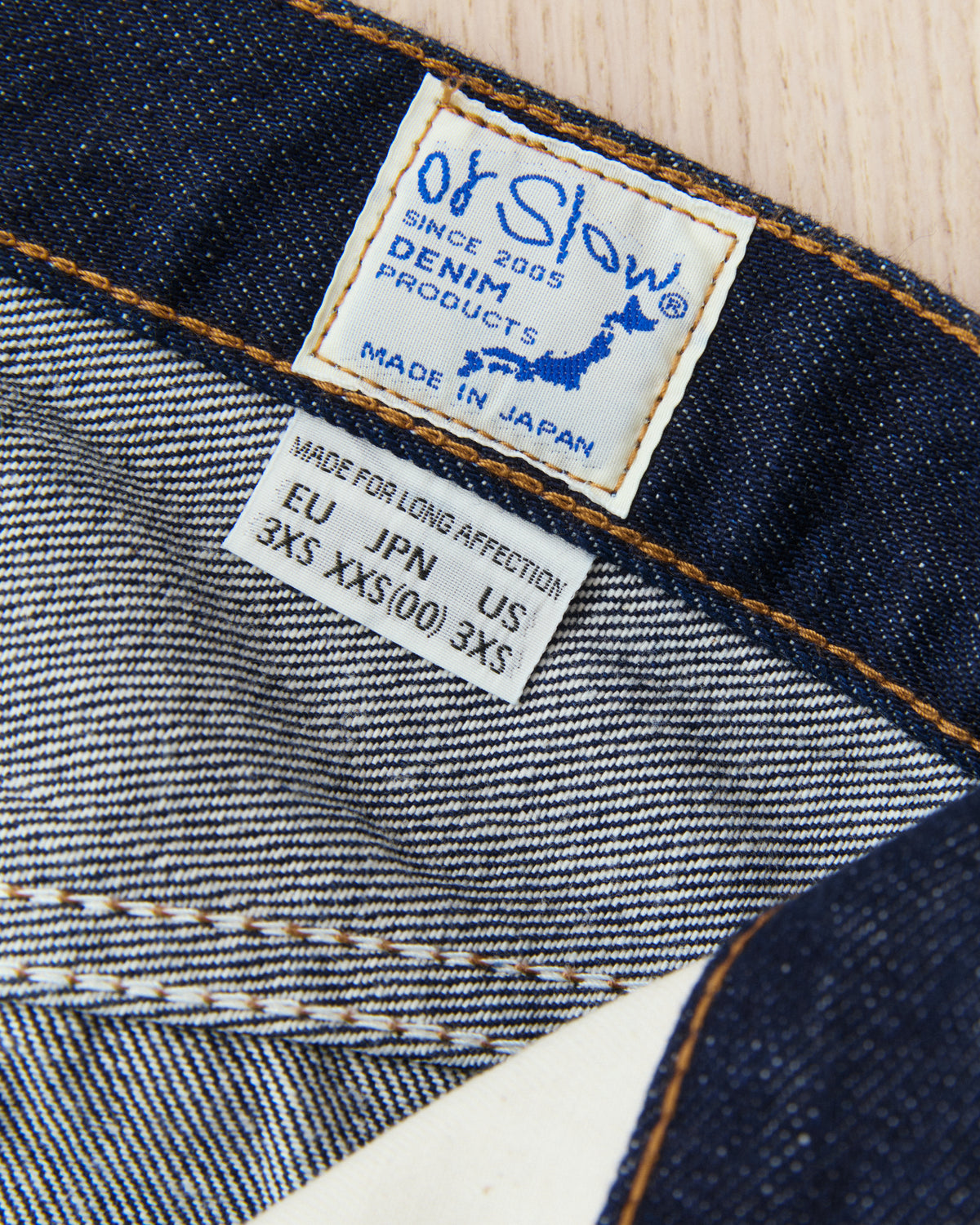 OrSlow 01-2021W-81K 202 Shoe Cut Wide Flare Denim