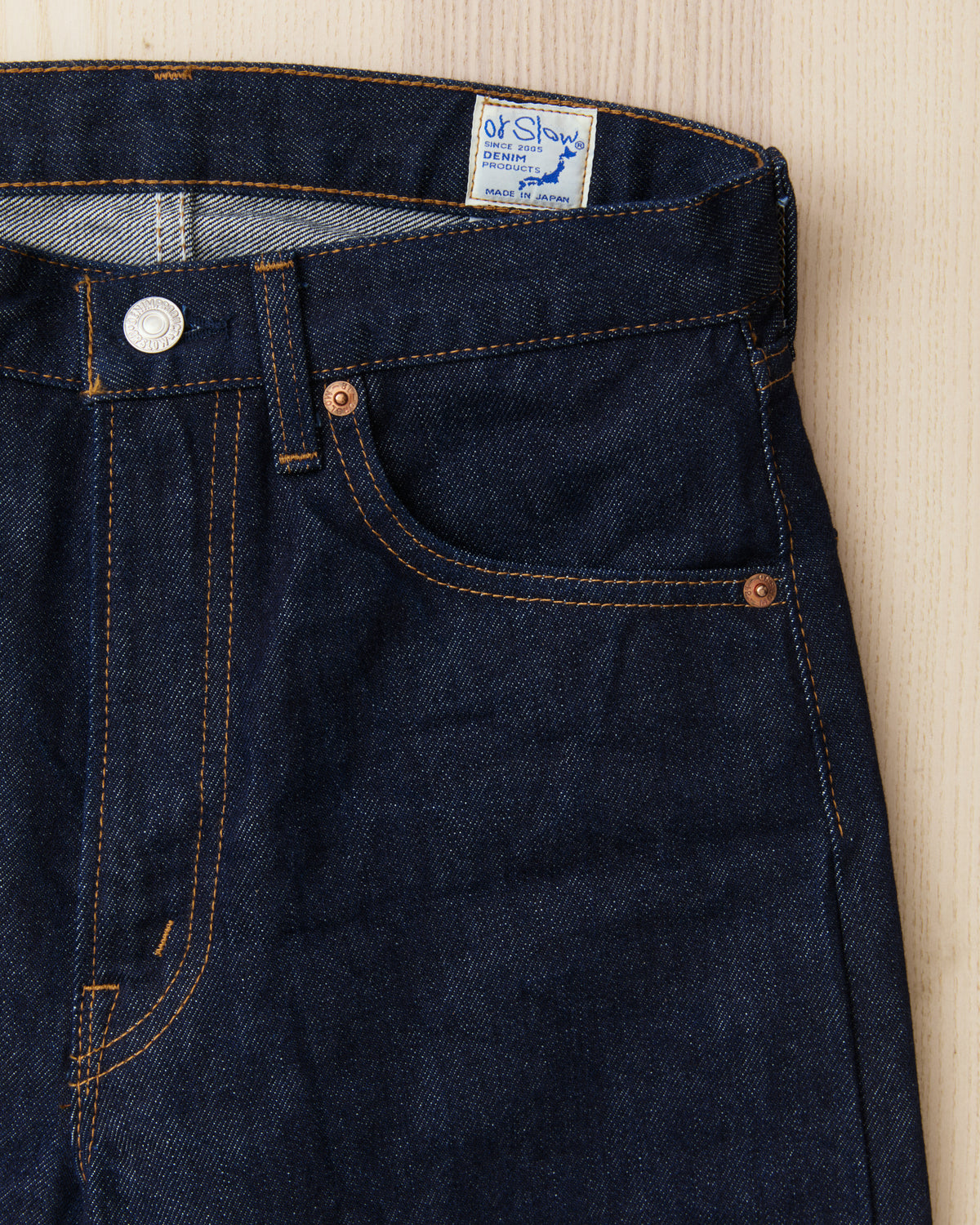 OrSlow 01-2021W-81K 202 Shoe Cut Wide Flare Denim