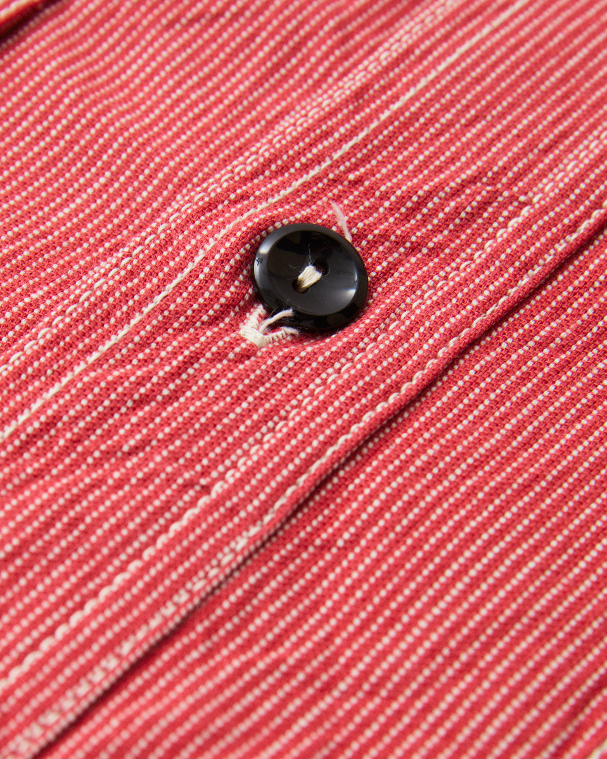 Sugar Cane & Co. SC25511 165 Red Striped Work Shirt