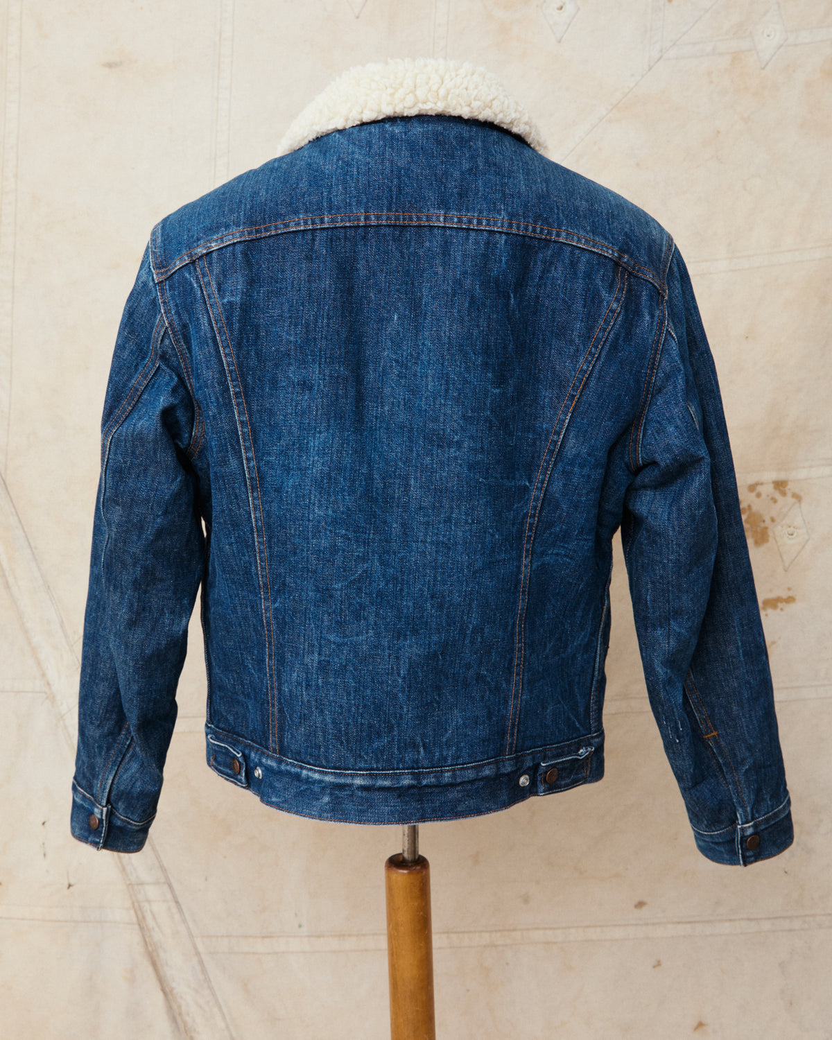 Vintage Levi's Denim Sherpa Trucker Jacket Indigo Medium