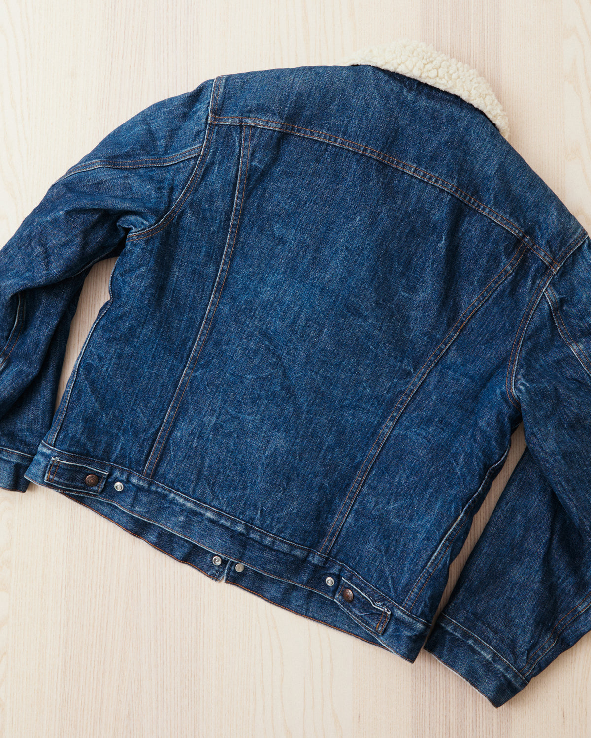 Vintage Levi's Denim Sherpa Trucker Jacket Indigo Medium