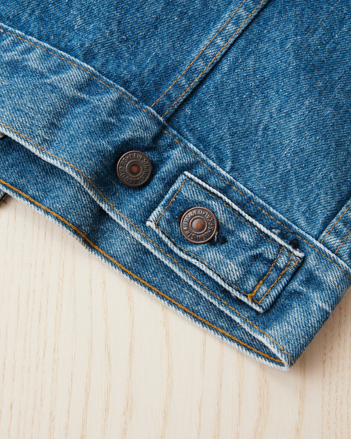 Vintage Levi's 705055 0217 Made in USA Denim Jacket Size 36 No. 3