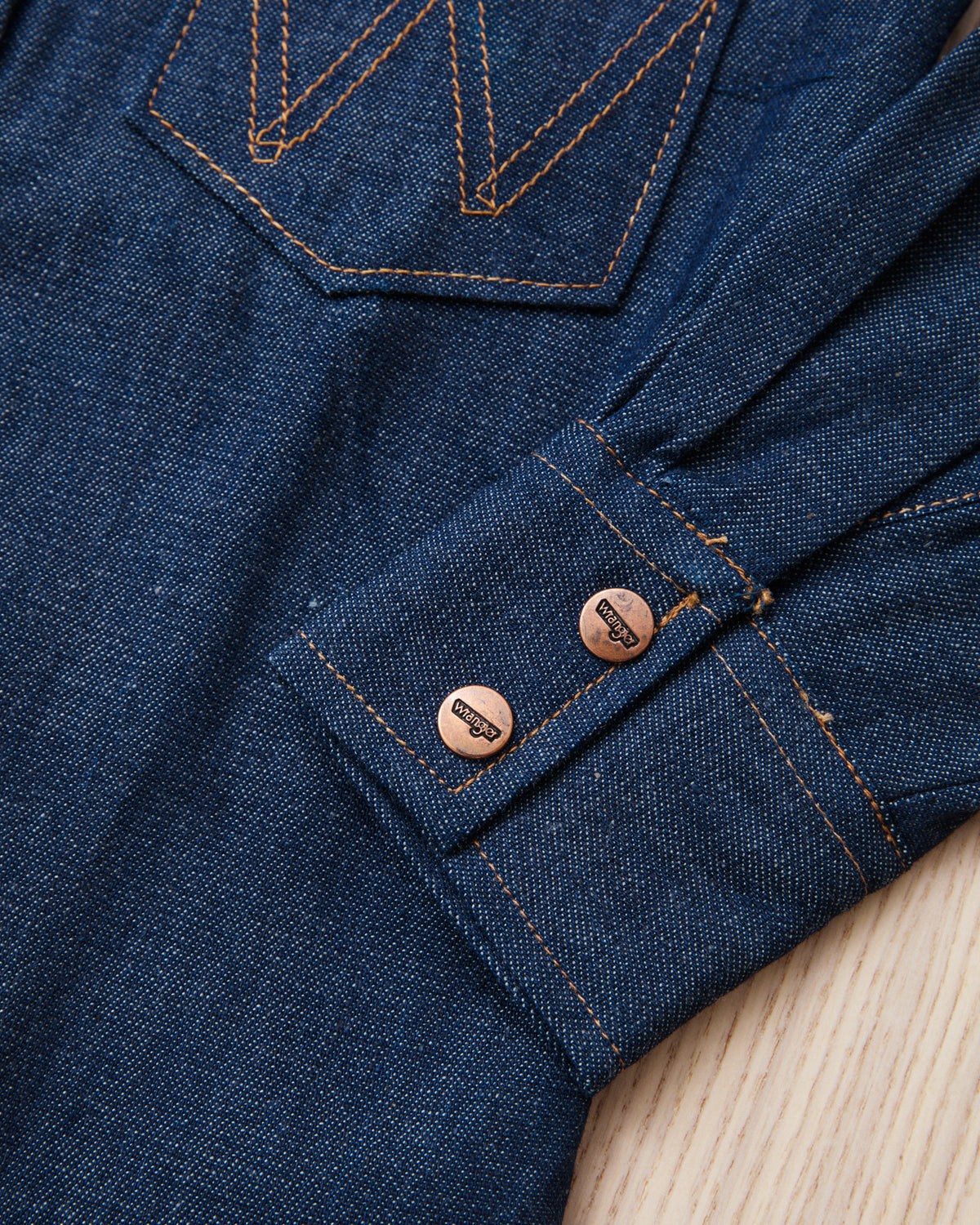 Vintage Dead Stock 70's Wrangler Children's Denim Shirt