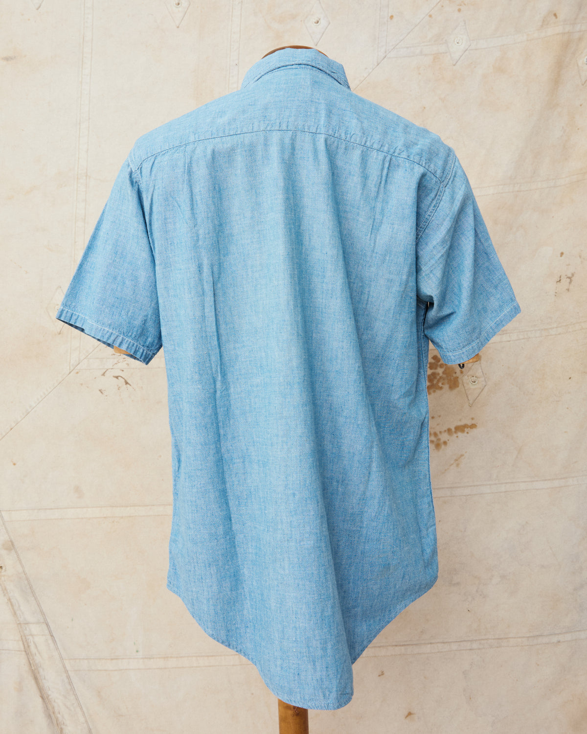Vintage 1960's Big Mac Chambray Short Sleeve Shirt M