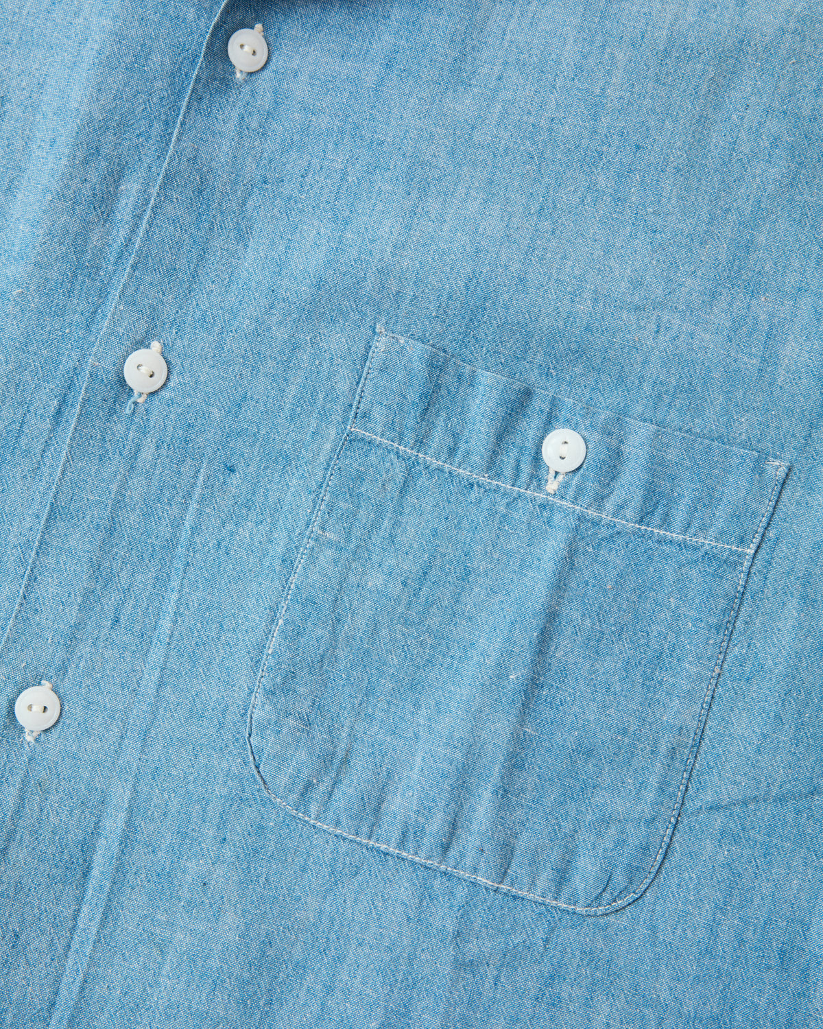 Vintage 1960's Big Mac Chambray Short Sleeve Shirt M