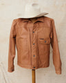 Second Hand Indigofera Grant Jacket Cognac Leather Size L