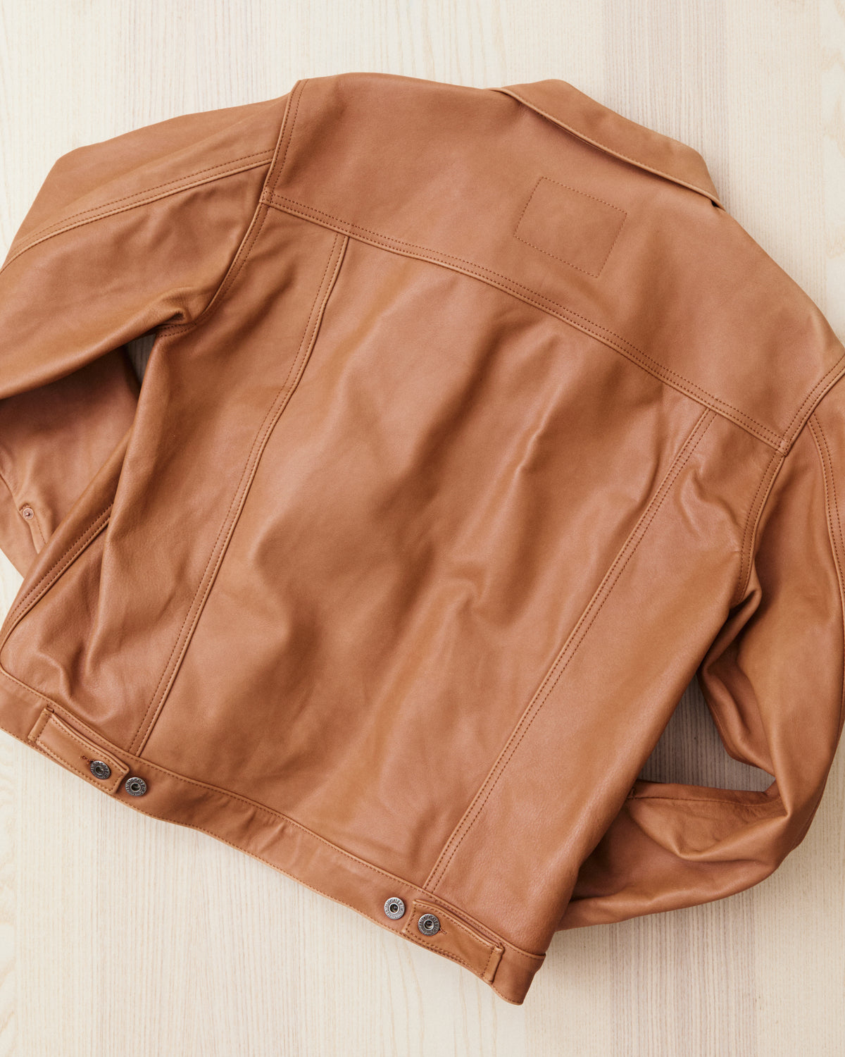 Second Hand Indigofera Grant Jacket Cognac Leather Size L