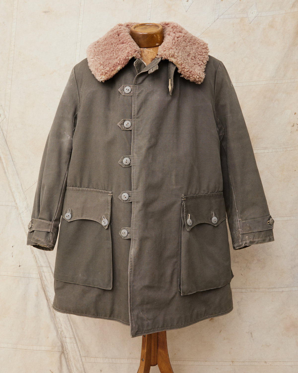 Vintage Swedish Army Survival Coat "Livpäls" M/1944 Size 2