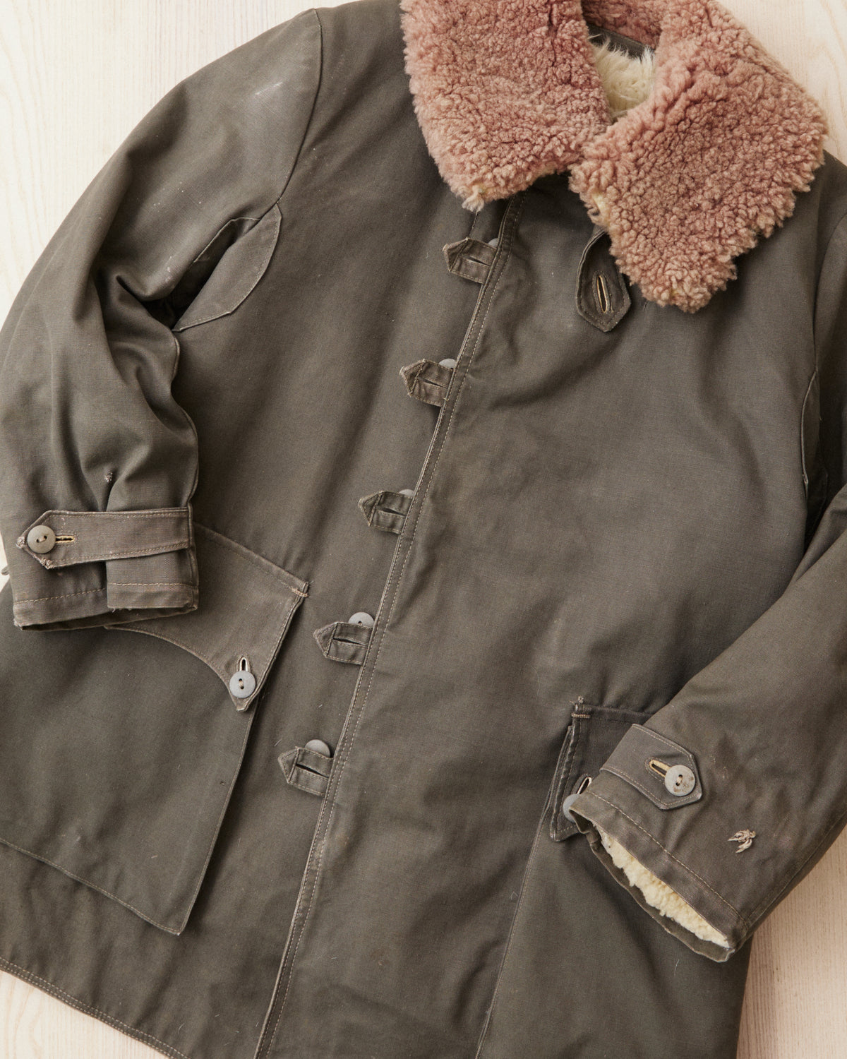 Vintage Swedish Army Survival Coat "Livpäls" M/1944 Size 2