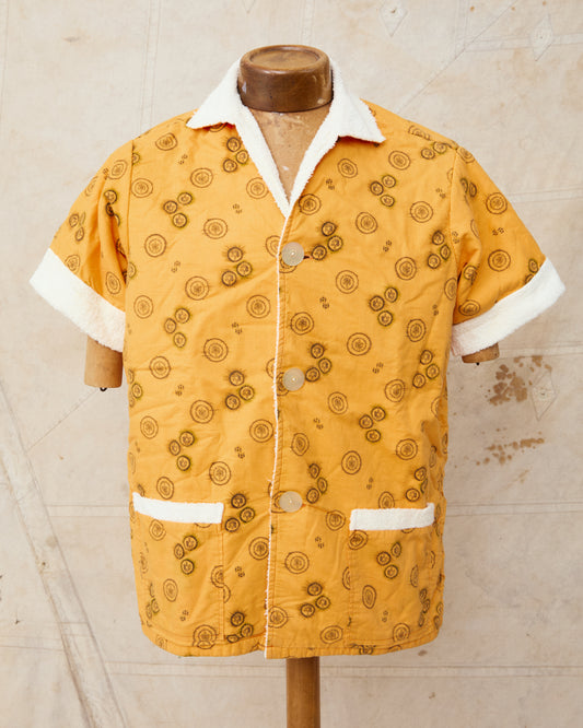 Vintage 50's Laguna Cabana Shirt Terry Cloth Lining