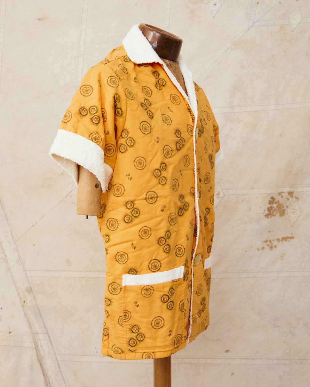 Vintage 50's Laguna Cabana Shirt Terry Cloth Lining