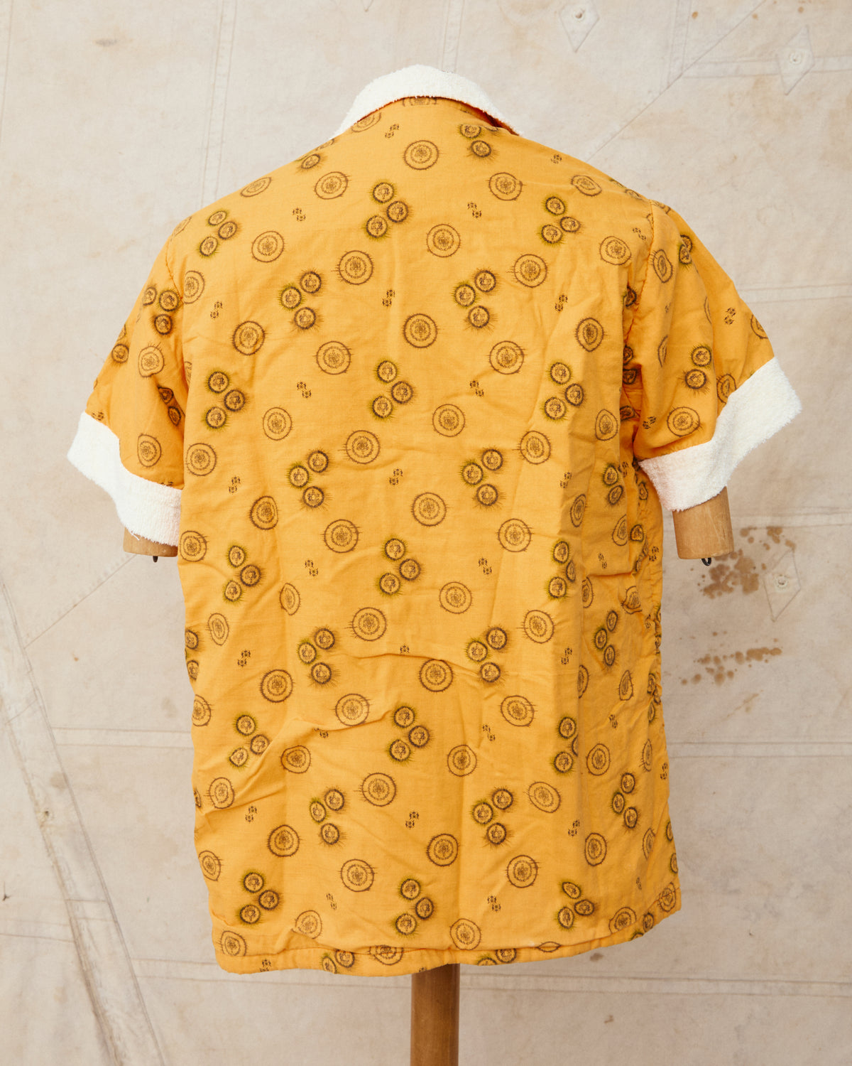 Vintage 50's Laguna Cabana Shirt Terry Cloth Lining