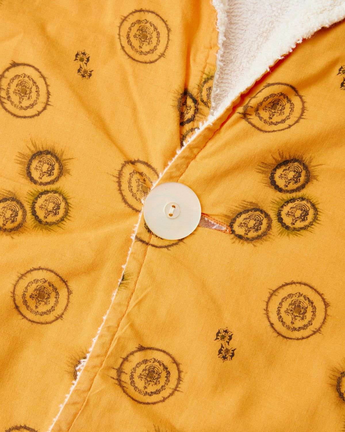 Vintage 50's Laguna Cabana Shirt Terry Cloth Lining