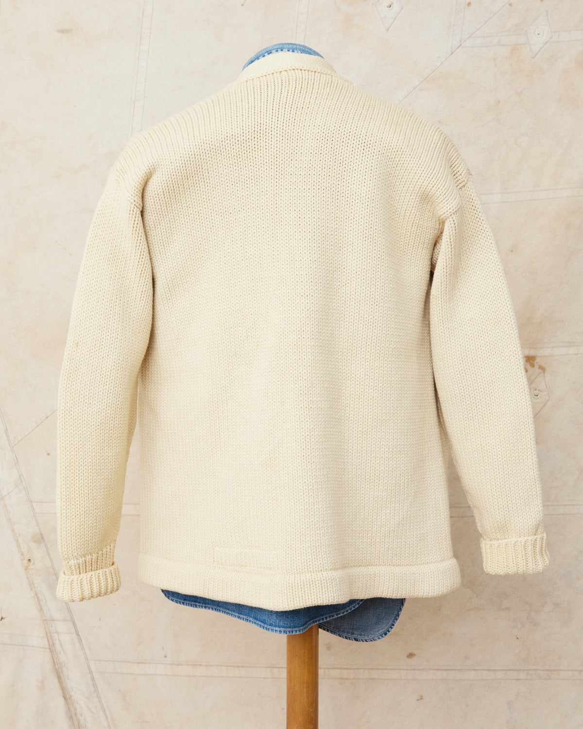 Vintage 50´s Bethlehem Sporting Goods Knitted Letterman Wool Cardigan