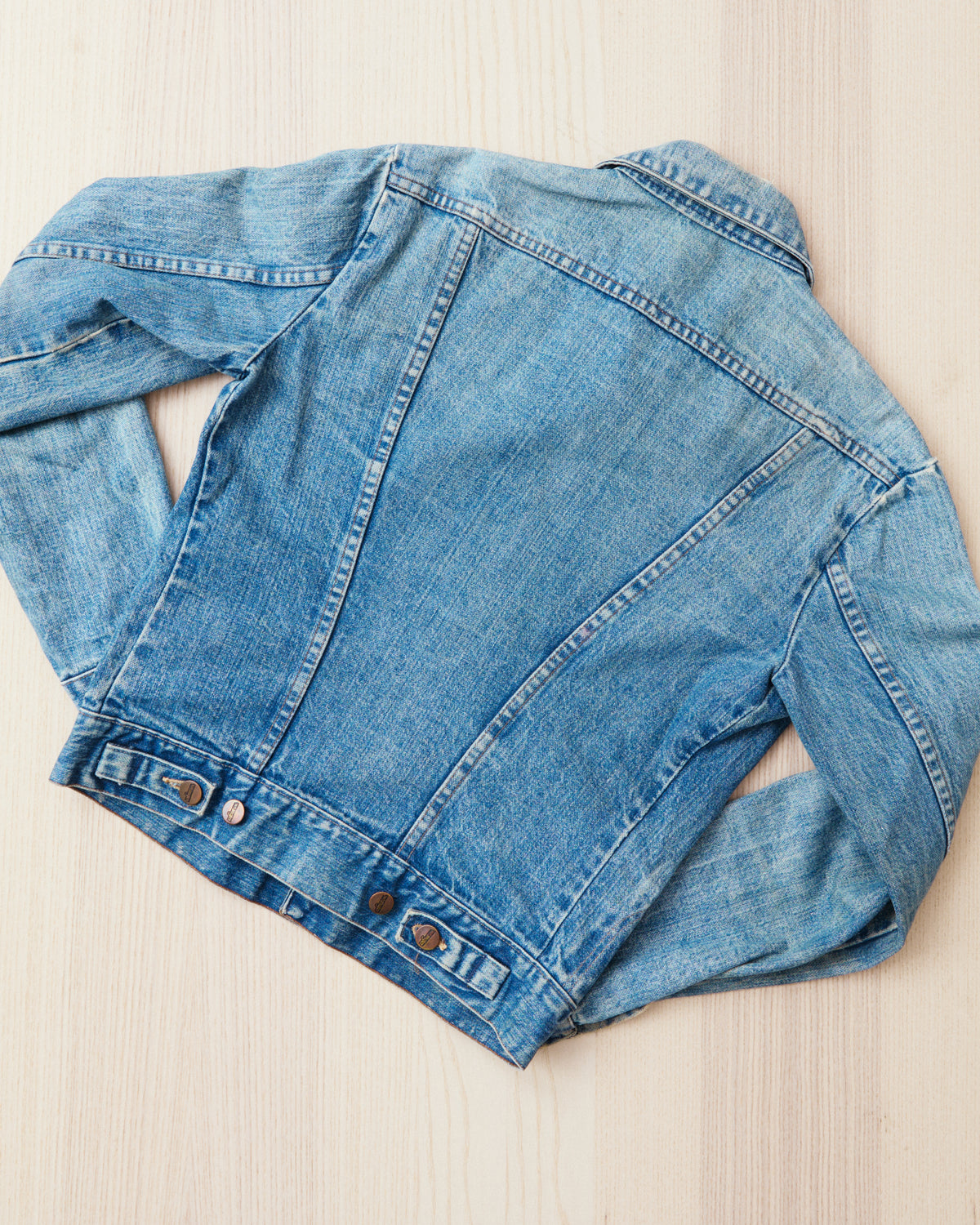 No. 2 Vintage 1980's Wrangler Broken Twill Denim Jacket Size 34