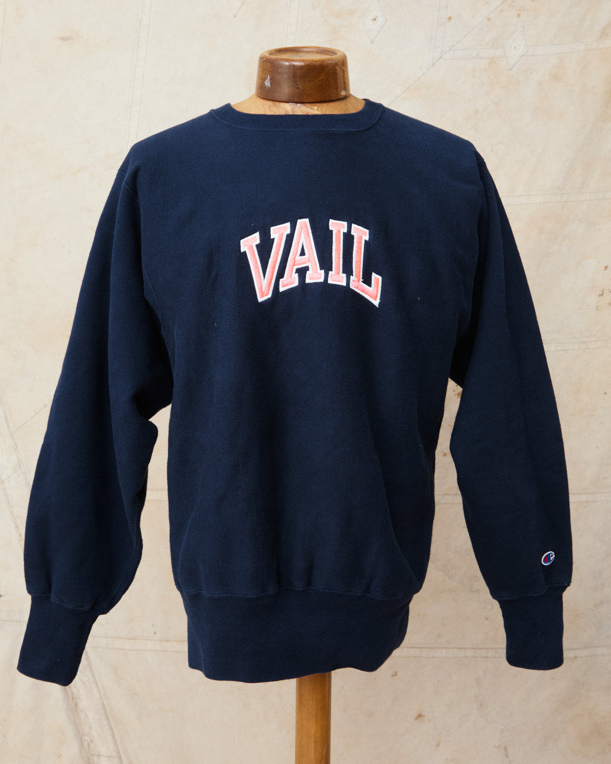 Vintage 90's Champion Reverse Weave Vail Sweatshirt Navy L