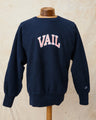 Vintage 90's Champion Reverse Weave Vail Sweatshirt Navy L