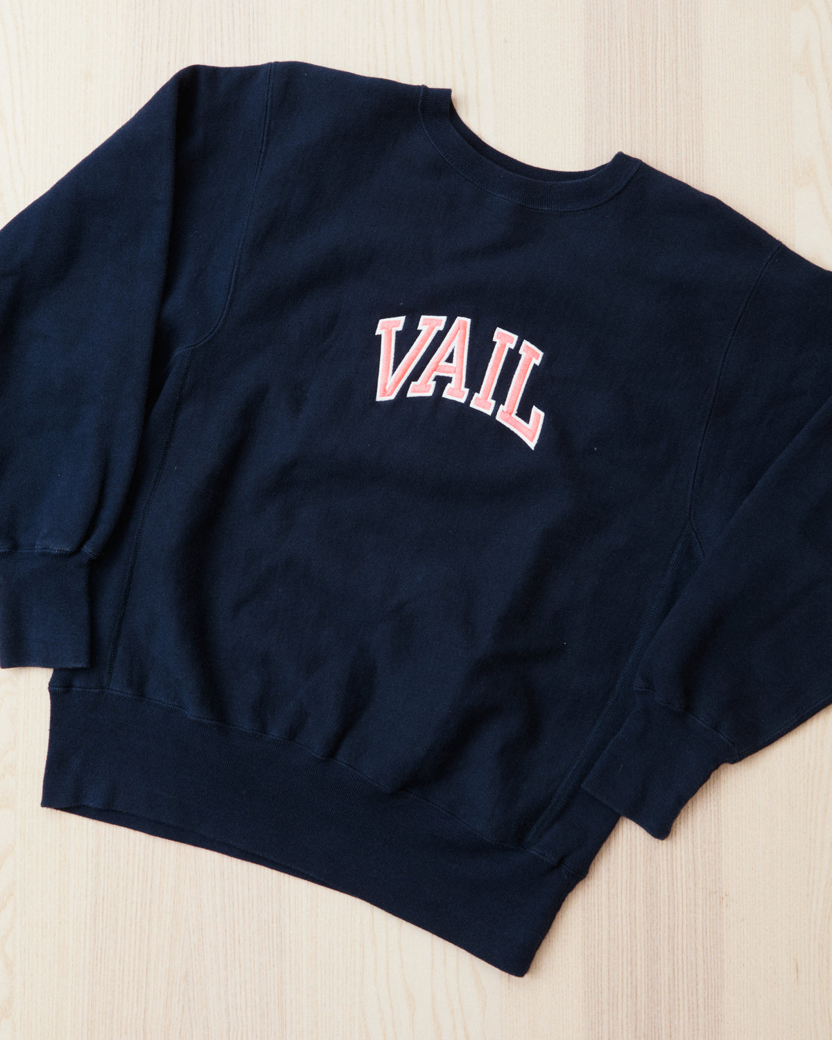Vintage 90's Champion Reverse Weave Vail Sweatshirt Navy L