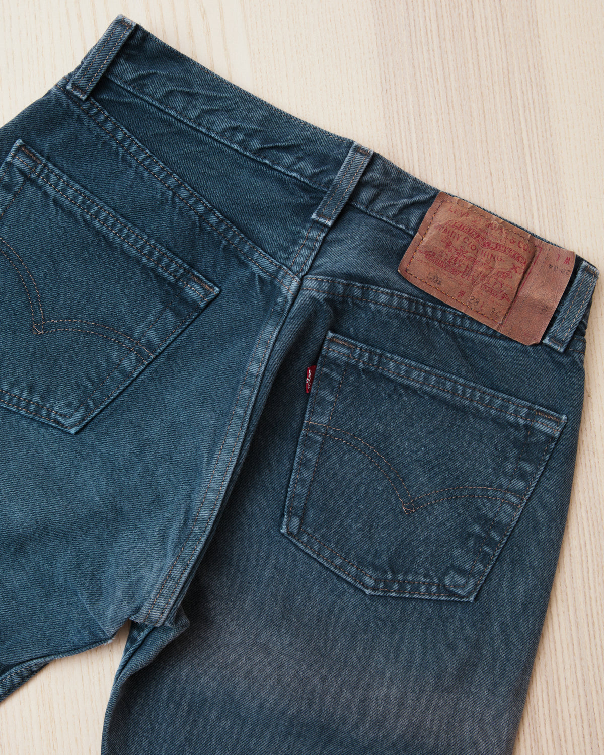No. 22 Vintage 1990's Made in USA Levi's 501 Overdyed Jeans W 28 / L 34