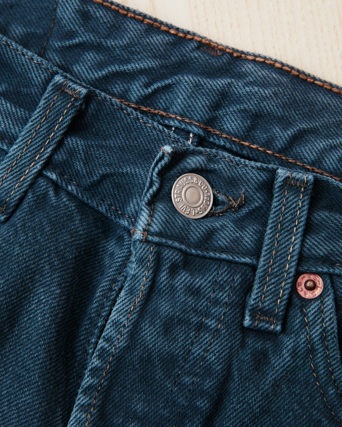 No. 22 Vintage 1990's Made in USA Levi's 501 Overdyed Jeans W 28 / L 34