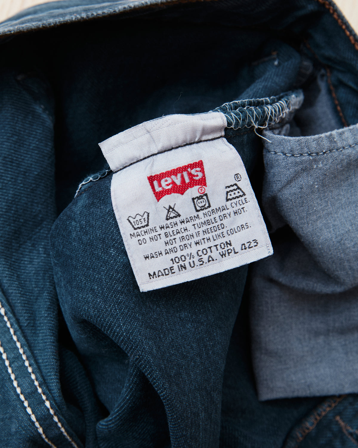 No. 22 Vintage 1990's Made in USA Levi's 501 Overdyed Jeans W 28 / L 34