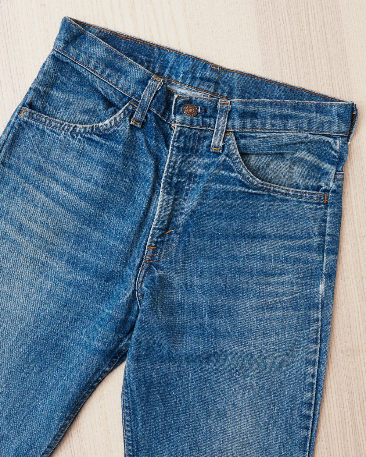 Vintage 1970's Levi's 519 Orange Tab Jeans W30 / L36