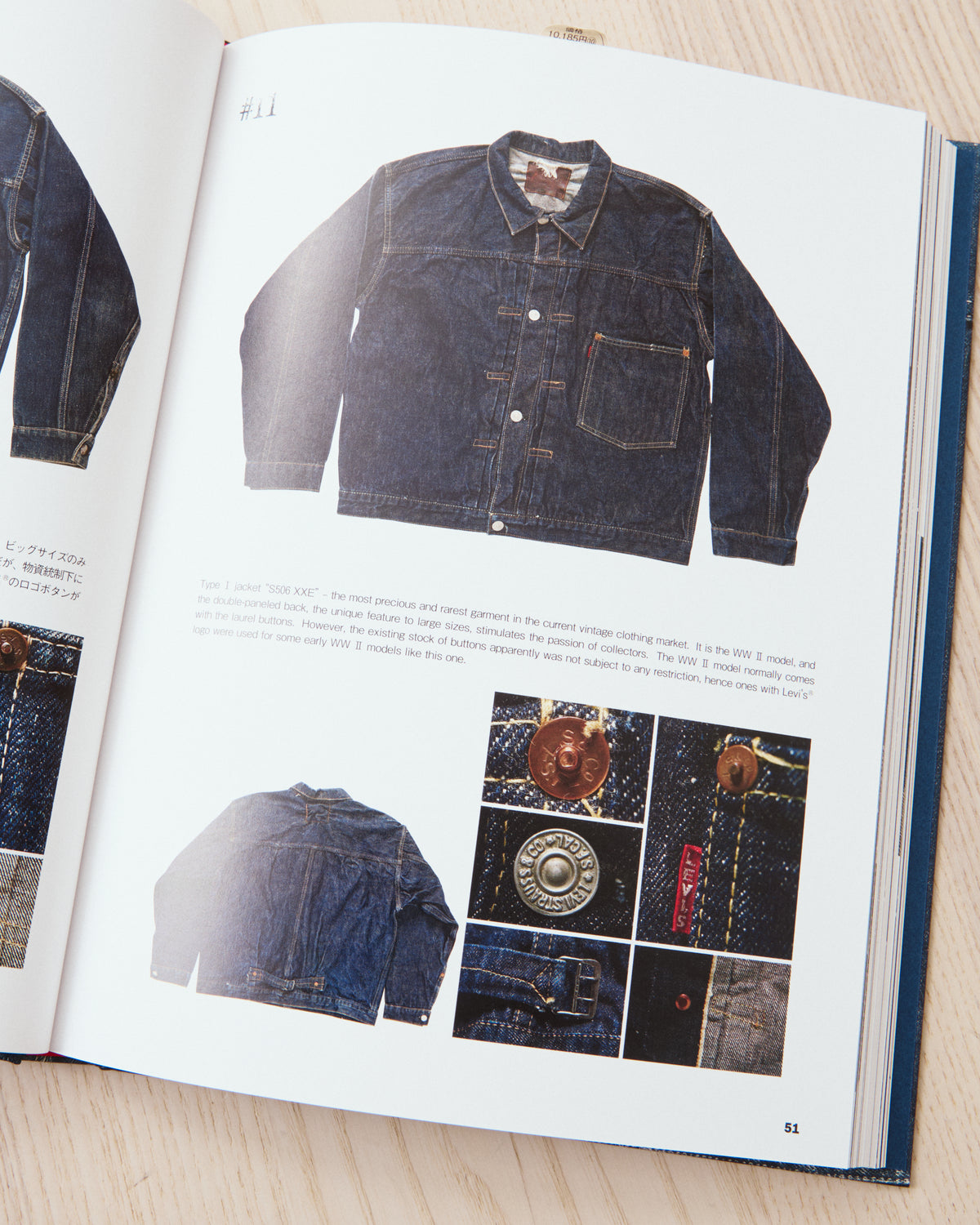 Book about Vintage Levi's Denim Jackets