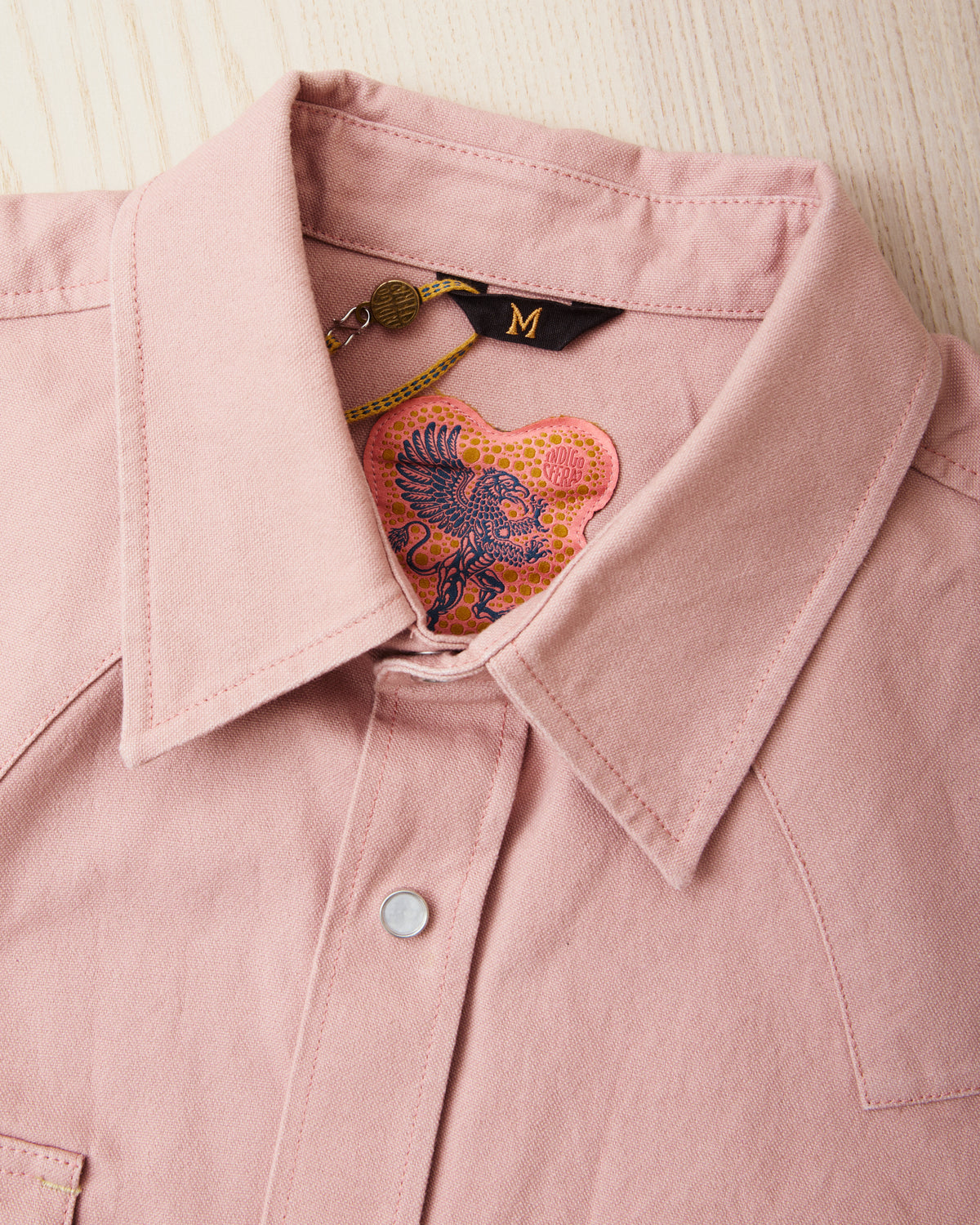 Indigofera Bowman Roxboro Canvas Shirt Mountain Coral