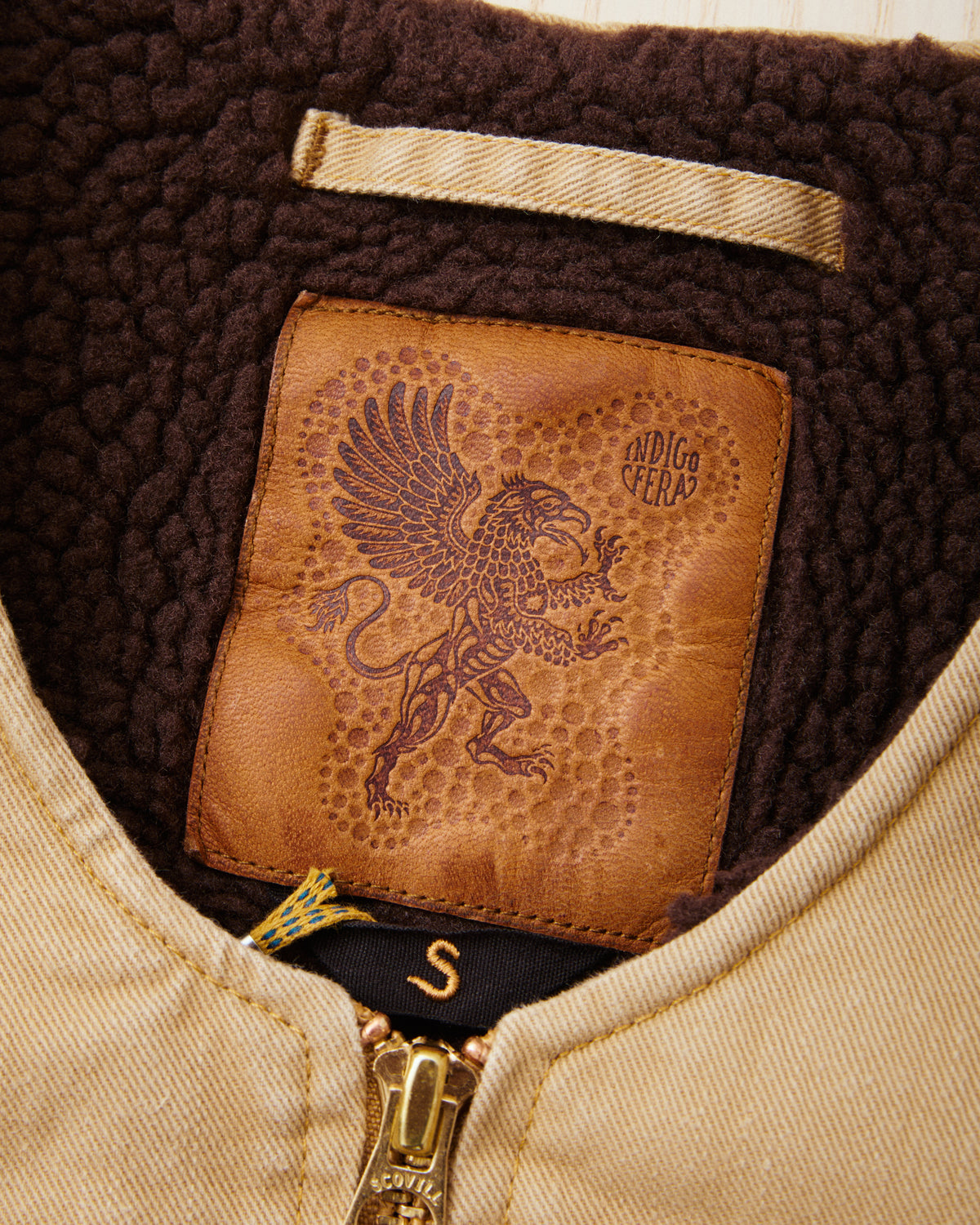 Indigofera Tectonic Lined Vest Beige