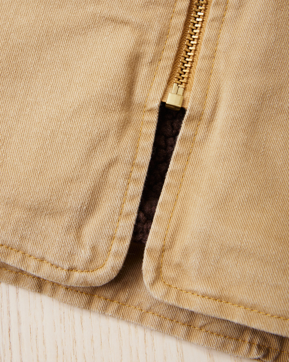 Indigofera Tectonic Lined Vest Beige