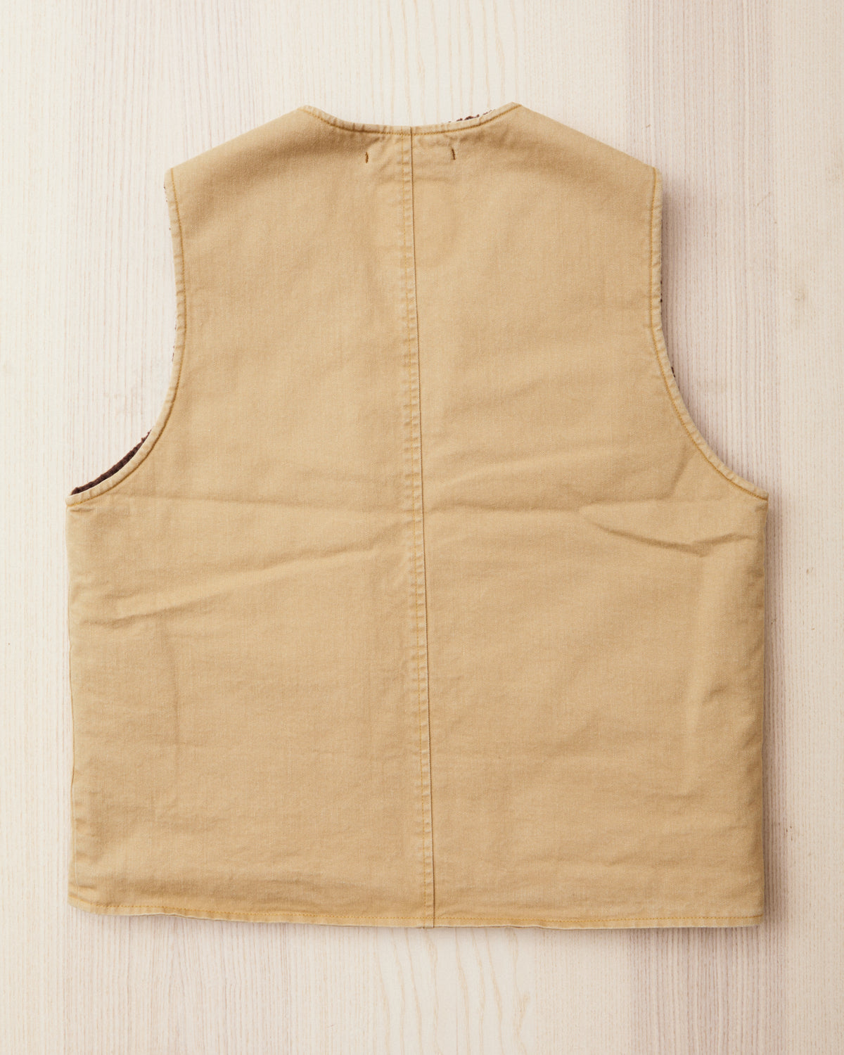 Indigofera Tectonic Lined Vest Beige