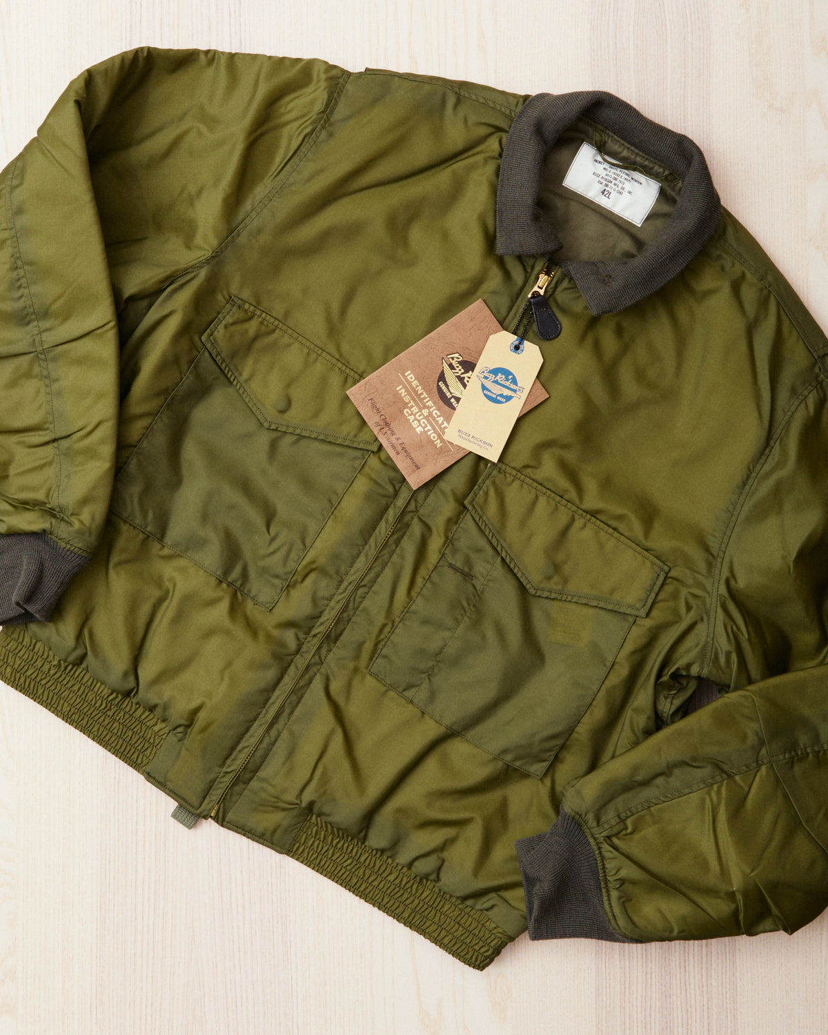 Buzz Rickson's BR15947 Type WEP Military Flight Jacket Olive