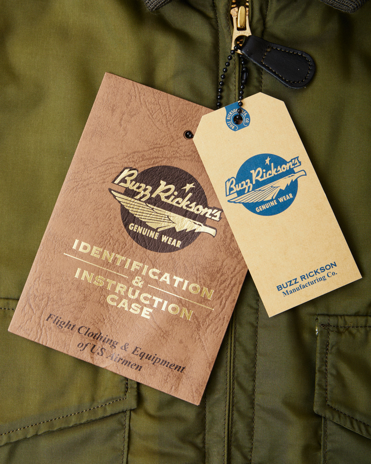 Buzz Rickson's BR15947 Type WEP Military Flight Jacket Olive