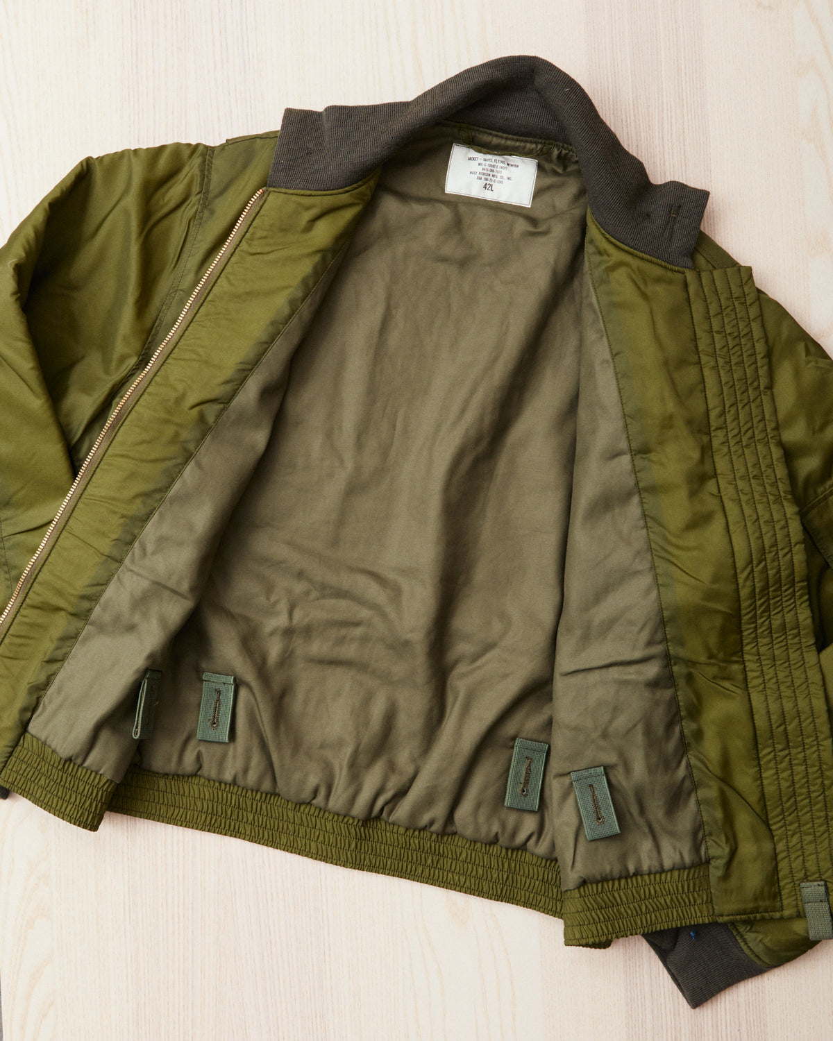 Buzz Rickson's BR15947 Type WEP Military Flight Jacket Olive