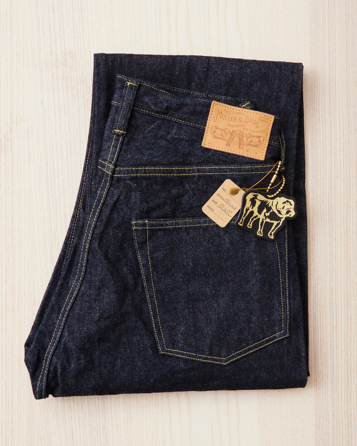 Muller & Bros Lot: 542XX Limited Edition "WWII Type Jeans" Rinsed