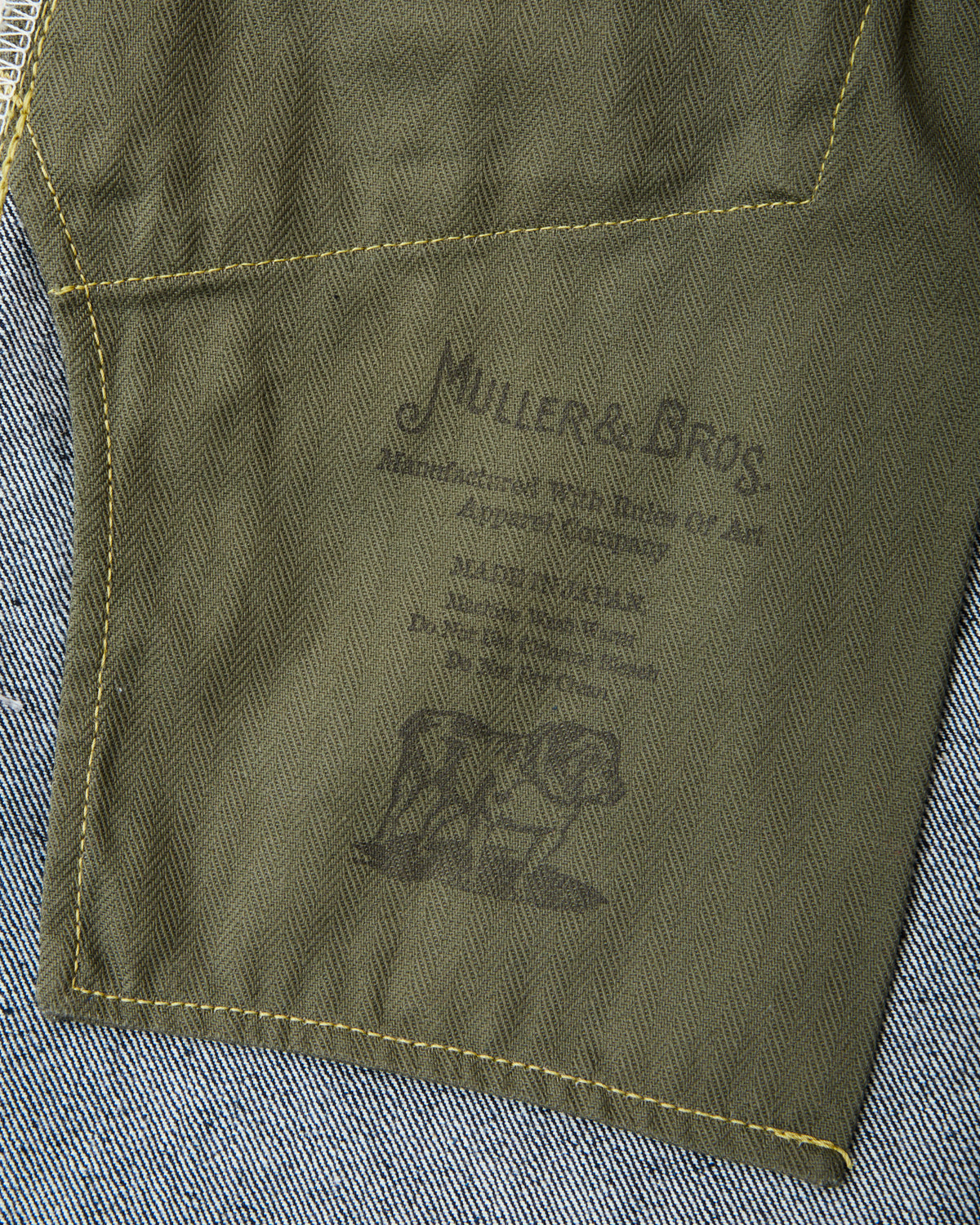 Muller & Bros Lot: 542XX Limited Edition "WWII Type Jeans" Rinsed
